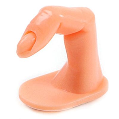 Liltop Nail Beauty Display Står Tool Falsk Nail Art Practice Manicure Uddannelse Sømstykke, der kan tilsluttes 5PCS