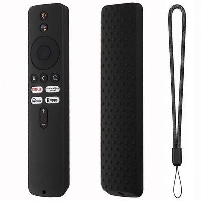 Xiaomi Mi S 2. sukupolven 4k TV-laatikko kaukosäädin silikonikotelo Xiaomi TV älykäs ääni-MXBC musta