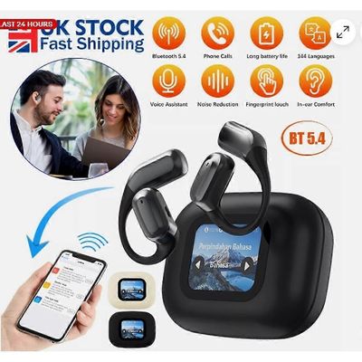 2025 144+ kielen AI-kääntäjän nappikuulokkeet reaaliaikaiset Bluetooth-käännöskuulokkeet
