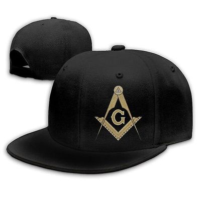 Bricks Masons Kompas & firkant g frimurersymbol baseball kasket Sort One