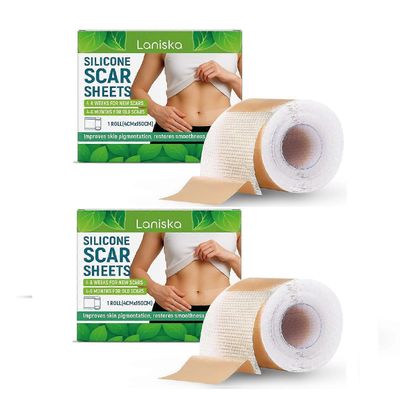 Vedenpitävät silikoniset arpilevyt - Lääketieteellisen luokan hypoallergeeninen silikoninen arpiteippi, erittäin pehmeä arpienpoistoaine kirurgisil...