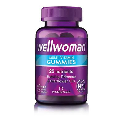 Vitabiotics Wellwoman 60 Gummies Rich Vitamin Nutrients Orange Flavor Supplement