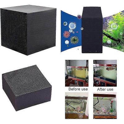 Tinor Cube Aquarium -vedenpuhdistinsuodatin Eco-aquarium-suodatin Erittäin vahva suodatusabsorptio 10x10x5cm