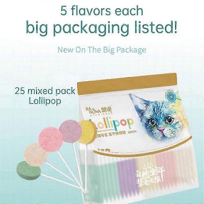 Selleri lemmikit tikkari kissan hoito, pakastekuivattu tikkari nuolevat märkä kissan herkut Sekoitettu maku 10kpl