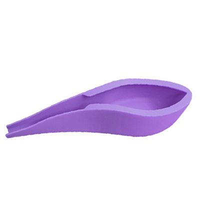 Winov Kannettava naisten virtsaamislaite pussilla - naisten silikonipisuaari ulkoiluun (violetti)