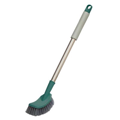 WC-harja kaareva pää syväpuhdistus ruostumaton teräs säästää tilaa kylpyhuoneharja hotellille Atrovireenit