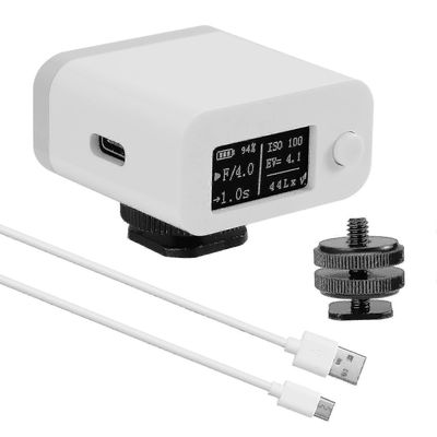 unbrand M08-valomittari Kamera Fotometri Valokuvaus Lavastettu heijastusvalomittari Kuuma/kylmä Kengän kiinnitys kameran valomittari