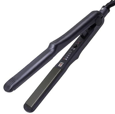 Qian Curling Iron 140-220 Keramisk håndtag jern temperatur regulator 360 roterende wire (sort)