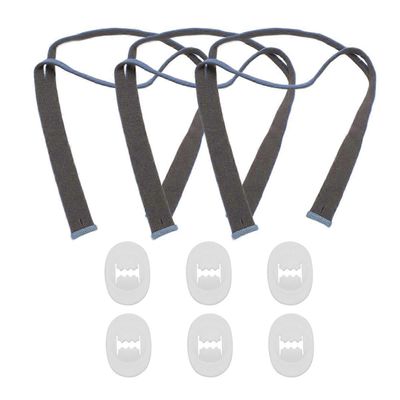 Vaihtopääremmit ResMed Airfit P10 -sieraintyynylle CPAP-maskin hihnat säätöklipseillä 3PCS