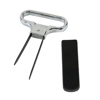 to prong vin flaskeåpner korketrekker vinflaskeåpner for hjemme spisestue hotel bar cork puller skadet kork remover gammel vin Svart