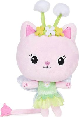 Gabbys Dollhouse, 7-tuumainen Kitty Fairy Purr-ific pehmolelu, lasten lelut 3-vuotiaille ja sitä vanhemmille 1 Tt