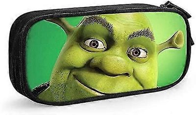 Shrek-kynäkotelo, suurikapasiteettiset kynäpussit Opiskelijan paperitavaran säilytyspussi, sopii pojille tytöille sc