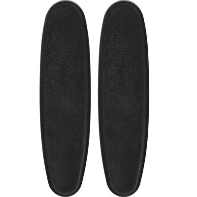 Työtuolin käsinojan päällinen ergonominen tuki PU-materiaali loukkaantuneille 10,61x2,95x0,98 tuumaa musta 1 pari 27X7.5CM