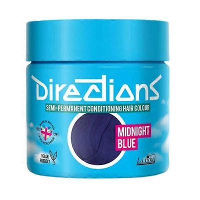 La Rich'e La Riche Directions Semi Permanent vegaaniystävällinen, julmuudesta vapaa hiusväri Midnight Blue