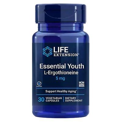 Life Extension Essential Youth L-ergotioneiini,5 mg,30 kasviskapselia (1 kpl pakkaus)