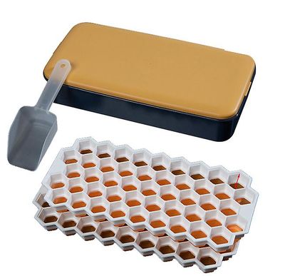 Handuo Isterning Skimmel Silikone Isbakke Isterning Box Ice Box gul
