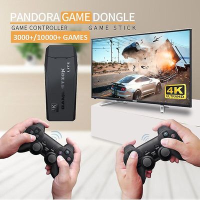 4k Ultra Videospil konsol til Ps1/sega/snes/mame Retro Tv Game Console Hdmi-kompatibel 64GB 10000 Spil Videospil Stick 64G