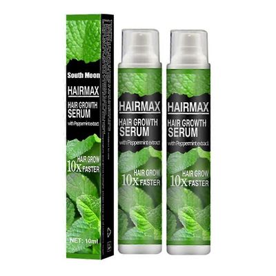 2kpl Hair Growth Spray Piparminttuuute Hiusten eteerinen öljyhoito Preventing Loss Restorer