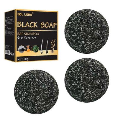 Mane harmaa käänteinen palkki, Spartanin harmaat hiukset käänteinen palkki, luonnollinen hiusten tummennuspalkki 3pcs