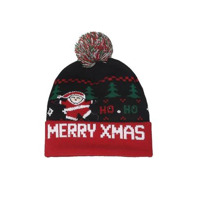 Glædelig jul Hat Hue Lys Op Varm Hat