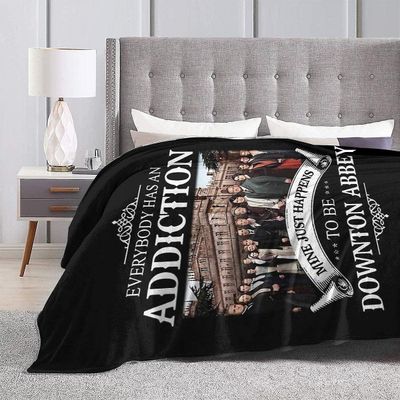 Downton Abbey Super Soft Varm Micro Fleece Flanell Teppe Sofa-Y432 60x50in 150x125cm