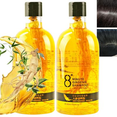 Frusde 8 minutters ginseng shampoo, ginseng shampoo ginseng ekstrakt root nærende shampoo, genoprette glat blødt hårtab behandling 2pcs
