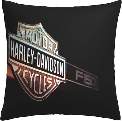 Kerota Kast putetrekk Harley Davidson varmt og mykt putetrekk for dekorative putevar i sovesofa utendørs pute (H-401) 45x45cm