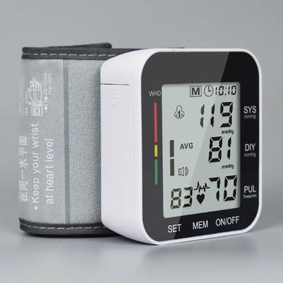 Varychmoo Automatisk håndled blodtryksmåler LCD Digital Bp Machine Familie Brug