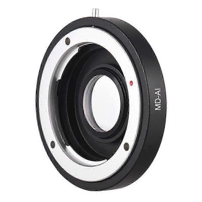 Sovitinrengas Minolta MD MC -objektiiveille Nikon AI F -kiinnitykseen korjaavalla objektiivilla kameroille, kuten D3200, D5200, D7000, D7200, D800 ...