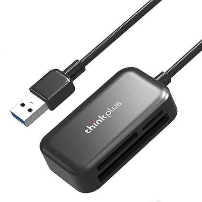 LENOVO Thinkplus USB3.0 3-in-1 monitoimikortinlukija 5 Gbps lähetys CF TF SD -kortinlukija