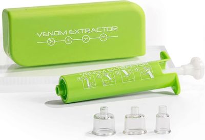 Bites Relief imutyökalu, Venom Extractor imupumppu, Snake Bite Kit, Survival Kit, Poison Remover Bite Bite ja Sting ensiapu vaellukseen
