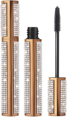 Xqday 4d Silke Fiber Lash Mascara i længere tid, tykkere, voluminøse øjenvipper, naturlig vandtæt plamage-bevis, Hele dagen udsøgt lang, tyk, plama...