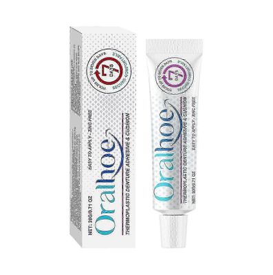 Hammasproteesiliima termoplastinen hammasproteesiliima pitää hammasproteesit mukavuuden lisäämiseksi