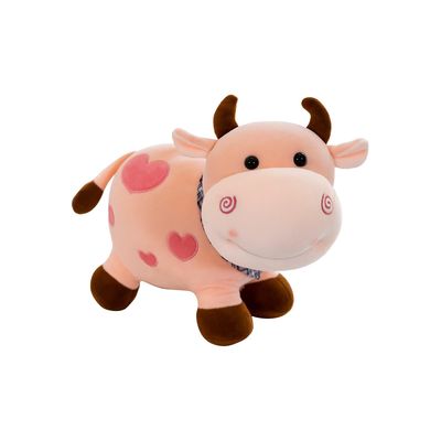 100% Ny, super myk ku dukke bomull Anima rosa fin bursdag bryllupsgaver ragdoll ornament brun for jenter hvit kalv plysj leketøy 25cm
