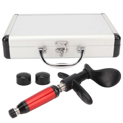 Kiropraktiikan säätötyökalu 6 vahvuus ruostumattomasta teräksestä valmistettu selkärangan säätö manuaalinen työkalu kohdunkaulan spondyloosiin puna...