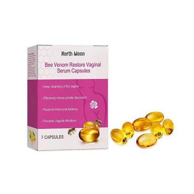 1/2/3 kpl emättimen hoitokapseleita naisille, mehiläisen myrkyn luonnolliset korjausemättimen kapselit, välittömät kutinaa lievittävät detox-tuotte...