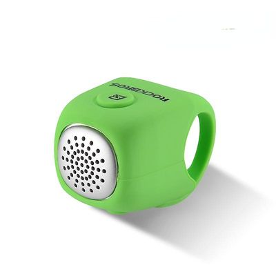 Elektrisk cykelklokke regntæt cykel styrklokke med Silica Gel Shell Ring Grøn