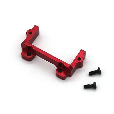 Yhteensopiva Fcx24-metalliservotelineen 1/24 RC-telaketjun kanssa Autonpäivitykset Osat Lisävarusteet, punainen