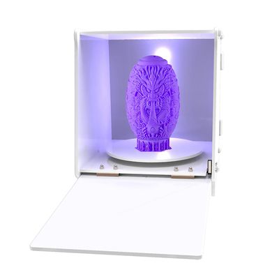 UV-harpiksherdingsboks med 360 roterende platespiller UV-herdende lysstasjonsmaskin jevnt herdende intelligent beskyttelsestidsinnstilling for 405n...