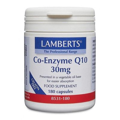 LAMBERTS Co-entsyymi Q10 30mg kapselit 180 (8531-180)