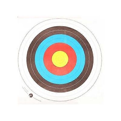 Petron - 60cm kirjan tavoite Faces - FITA hyväksytty - pakkaus 10 valkoinen standard