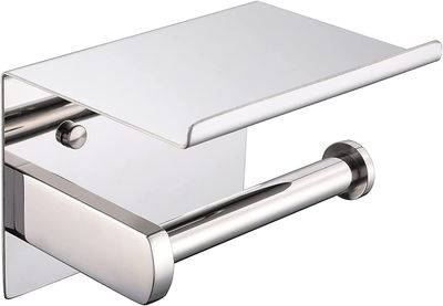 Toiletpapir roll holder med hylde