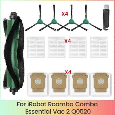 IRobot Roomba Combo Essential Vac 2 Q0520 pölynimurin osien varaosat Pääsivuharja As Shown