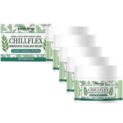 Mentoli nivel- ja lihasvoide Chillflex yrttivoide nivelten ja lihasten epämukavuuksiin 5pcs