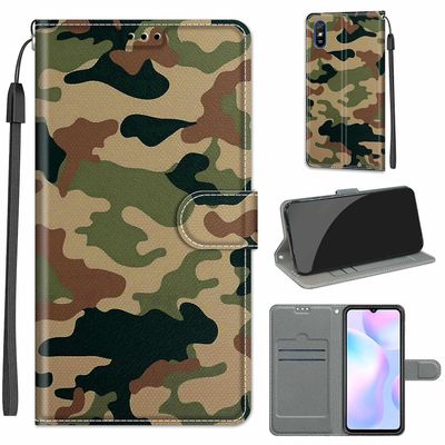 Foxdock Etui til Xiaomi Redmi 9a Camouflage Mobile Cover