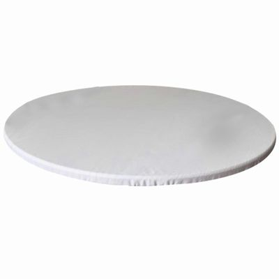 Suojaava pyöreä pöytäliina Joustavat reunat Pyöreät pöytäpäälliset Suojat Pestävät ja likaa hylkivät 35,43 tuumaa Halkaisija Valkoinen