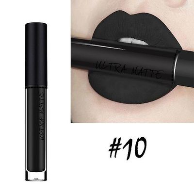 Sexet langtidsholdbar vandtæt ultra mat flydende læbestift fugtighedscreme fløjl læbestift kosmetisk skønhed makeup 10
