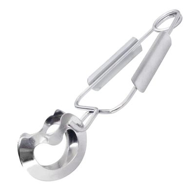 Etanapihdit Korkea kovuus Ruosteenkestävä ruostumattomasta teräksestä valmistettu Escargot Clamp Merenelävät, jotka tarjoilevat pihdit kotiin Hopea