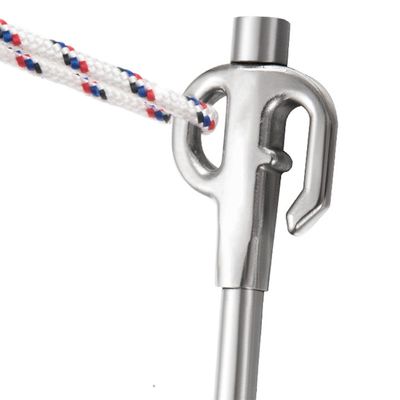 Koiran vaarnan kanssa yhteensopiva Yard 360 kääntyvä raskas koiran paalu Raskas ruosteenkestävä ruostumaton teräs Ground Anchor Dog Stake yhteensop...