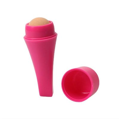 Jying Vulkansk olie absorbere ball roller facial care massage rullende stick (sort blå pink)